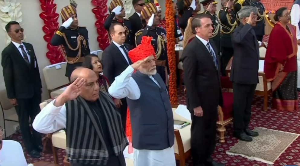 modi salute on republic day 2020