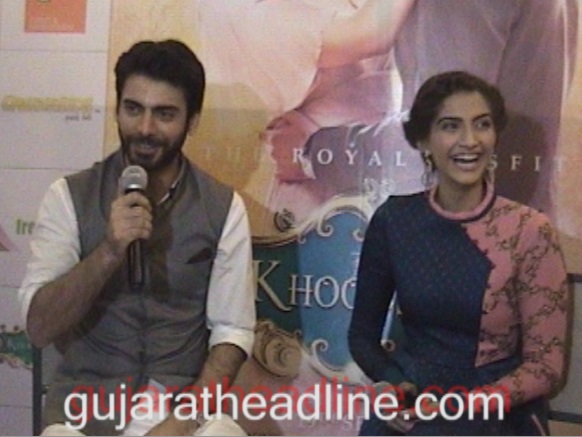 Fawad and Sonam in Ahmedabad