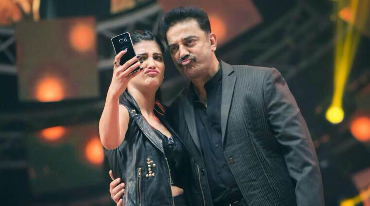 Kamal and Shruti Hasan