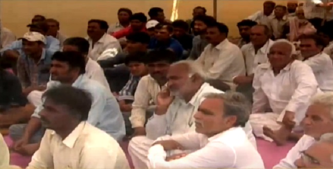 gir somnath farmers protest for water