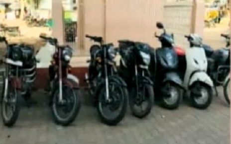 8 activa stolen from show room in krishnanagar