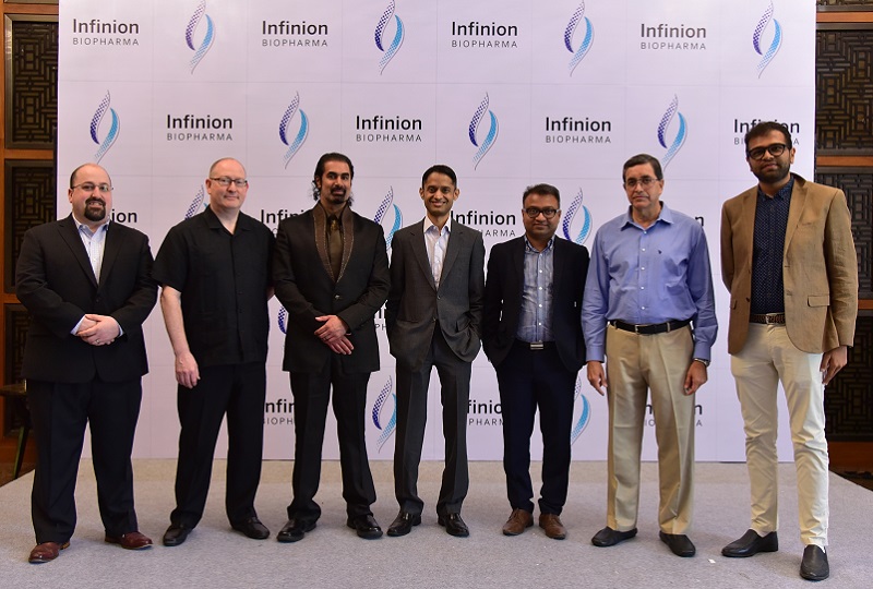 Infinion Biopharm press conference in ahmedabad