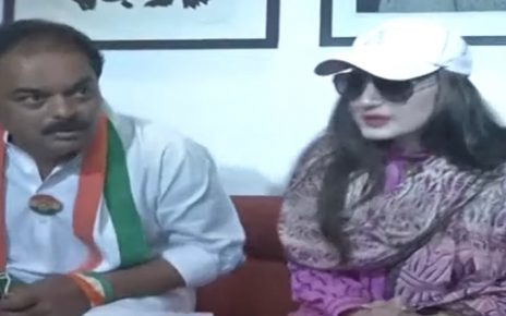 ameesha patel in vadodara for congress