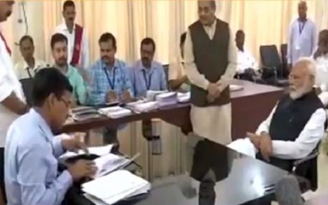 narendra modi files nomination from varanasi