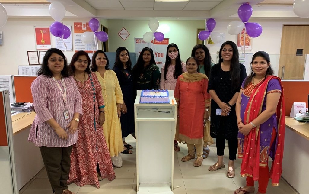 Women's Day celebrated at TJSB Sahakari Bank Ltd