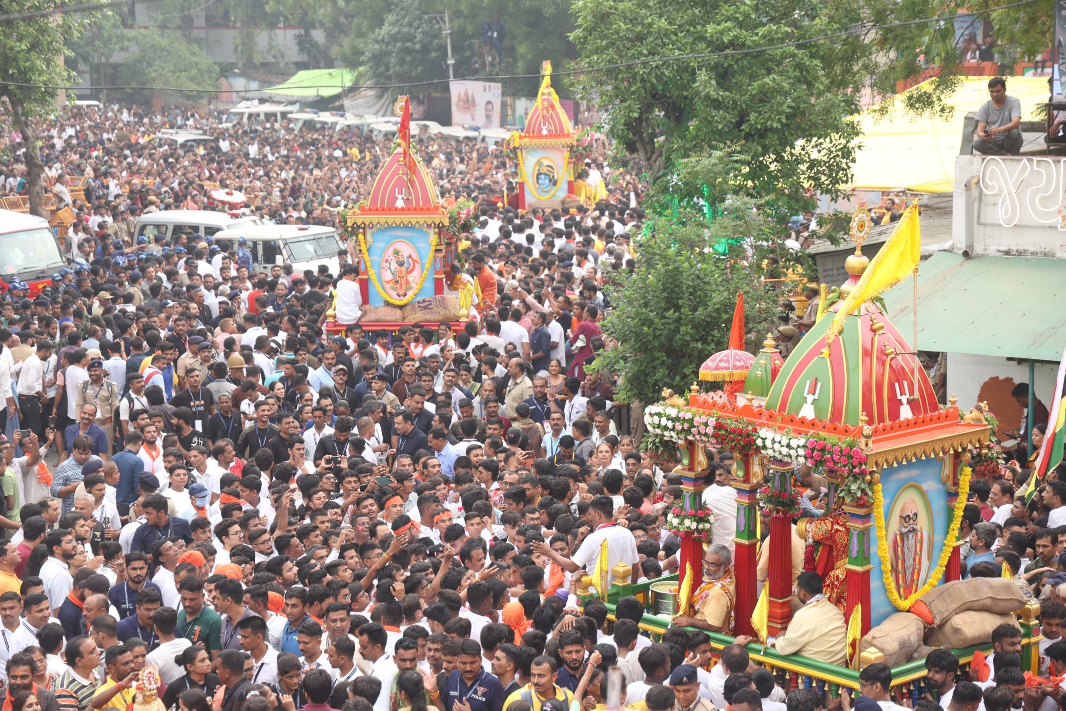 147th Rath Yatra of lord Jagannath in Ahmedabad